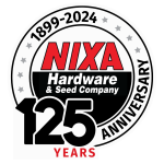 Nixa Hardware 125th Year Anniversary Circle Logo